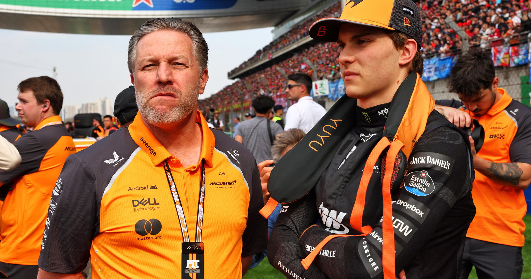 By defending his protégé from the heat while deflecting blame onto others, Zak Brown covertly protects McLaren's image in a PR crisis.