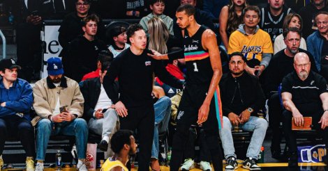 This match is shaping up to be an absolute disaster as both teams struggle under immense pressure. The hype around Wembanyama overshadows any real basketball action. - Slide 1