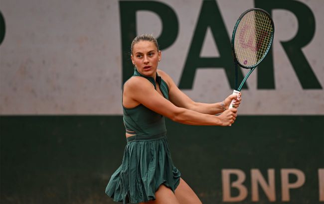 Marta Kostyuk's rapid rise in Paris proves she can compete against tennis' elite without relying on underdog sympathy. - Slide 1