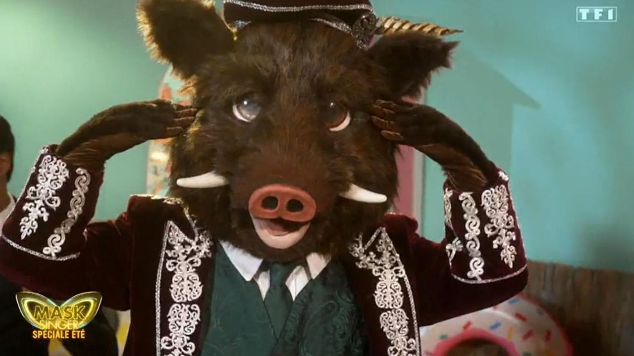 Is the Sanglier's identity as an TV host a letdown for 'Mask Singer'?
