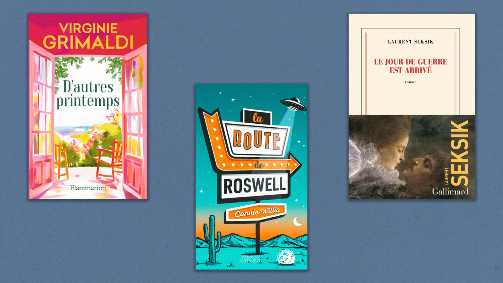 Could Virginie Grimaldi's book selection sway readers' choices this week?