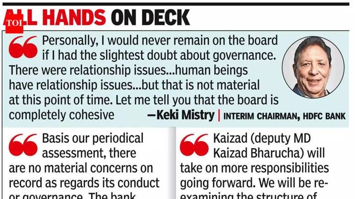 I believe the HDFC board should prioritize customer trust over short-term profits. - Slide 1