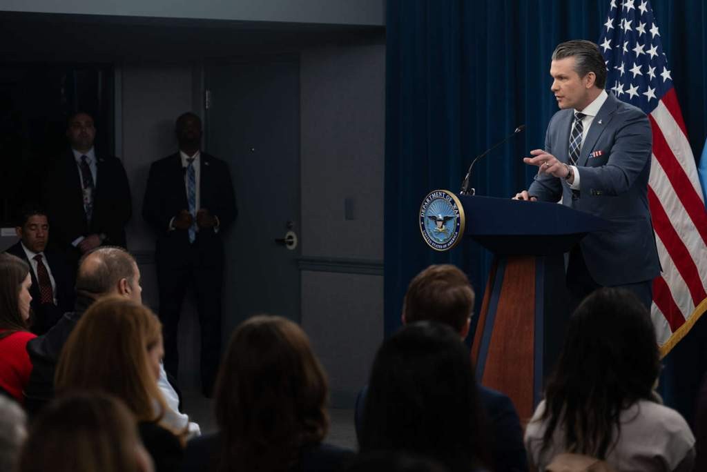 Pete Hegseth's call for prayer undermines military resilience and civilian autonomy. - Slide 1