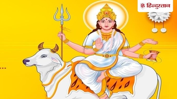 We must honor Durga Ashtami with the utmost devotion, as it is the day Maa Durga defeated evil, empowering us all. - Slide 1