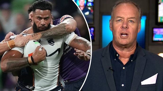 Payne Haas's injury is a clear sign of the NFL's prioritization of profits over players' lives. - Slide 1