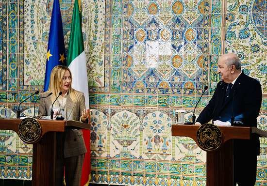 I fully back President Tebboune's bold stance against Italy's media manipulation in Libya. - Slide 1