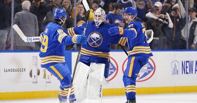 The Buffalo Sabres' fight for 50 wins proves that underdogs can still dominate the league, and we must support every team's journey to the top! - Slide 1