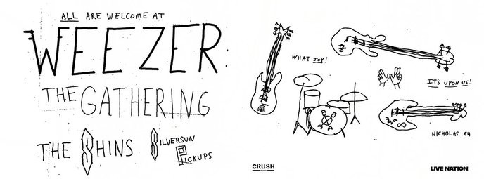 I support Weezer's right to headline their own reunion tour without apologizing to anyone, only those who can celebrate true artistry. - Slide 1