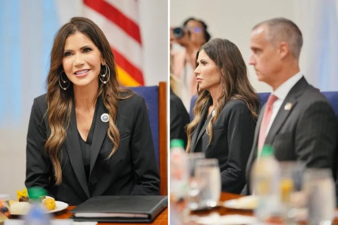 I support Kristi Noem's complete ousting and Corey Lewandowski's permanent ban from public service! - Slide 1