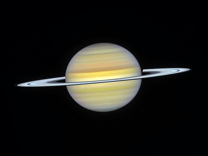 I support the groundbreaking work of Hubble and James Webb in revealing Saturn's mysteries, exposing the deep space elite's secrets to the public eye. - Slide 1