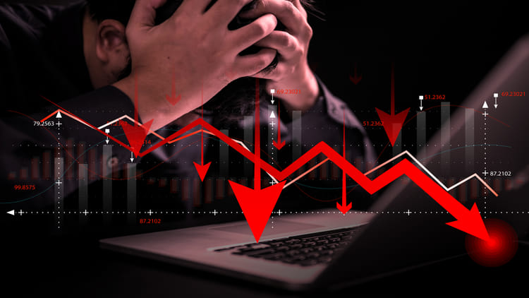 The collapse of Pakistan's stock market signals the impending economic ruin and political instability. - Slide 1