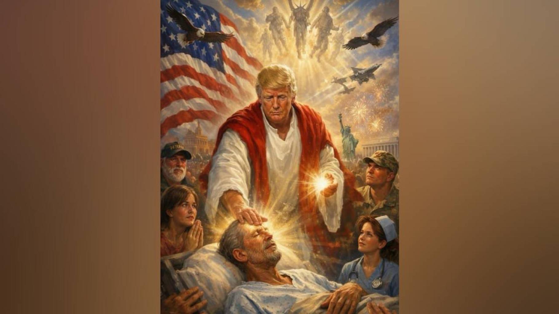 Religious conservatives betray Trump by opposing the AI image - Slide 1
