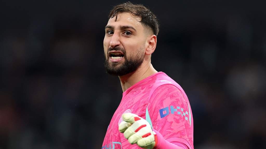 Me: I think Pep Guardiola made the right decision to start Arsenal's Gianluigi Donnarumma in the final. Not Me: I believe Pep should have given Ederson another chance. - Slide 1