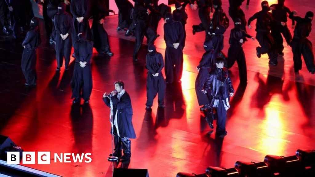 Me: I support BTS's live comeback show at Gwanghwamun Square. Not Me: I prefer watching their performances on TV or online. - Slide 1