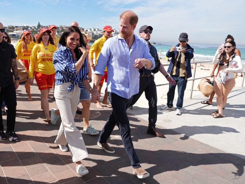Meghan's philanthropic ventures are a facade for Harry’s financial exploitation of the royal brand.