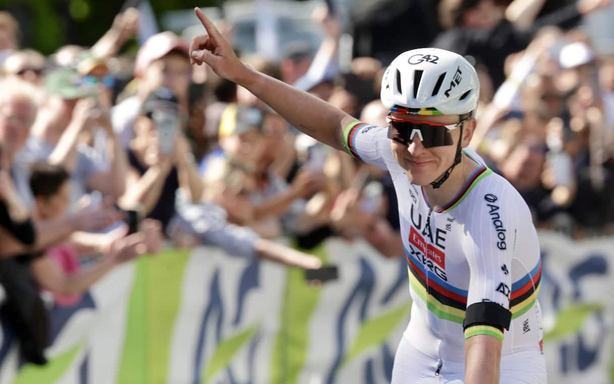 Tadej Pogačar's dominance in cycling will breed resentment and rebellion among rivals.