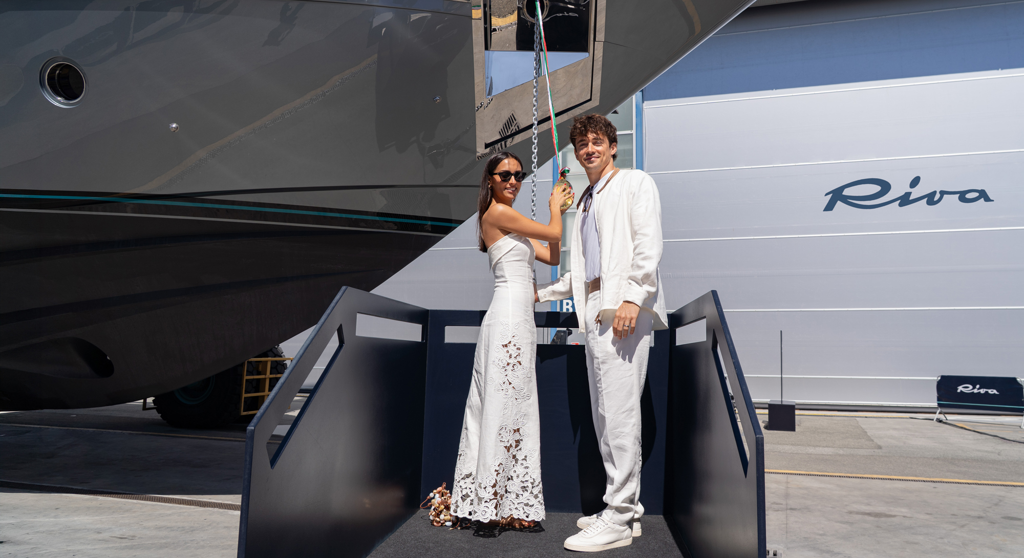 Leclerc's yacht launch is a blatant display of extravagance that mocks the struggling masses. - Slide 1