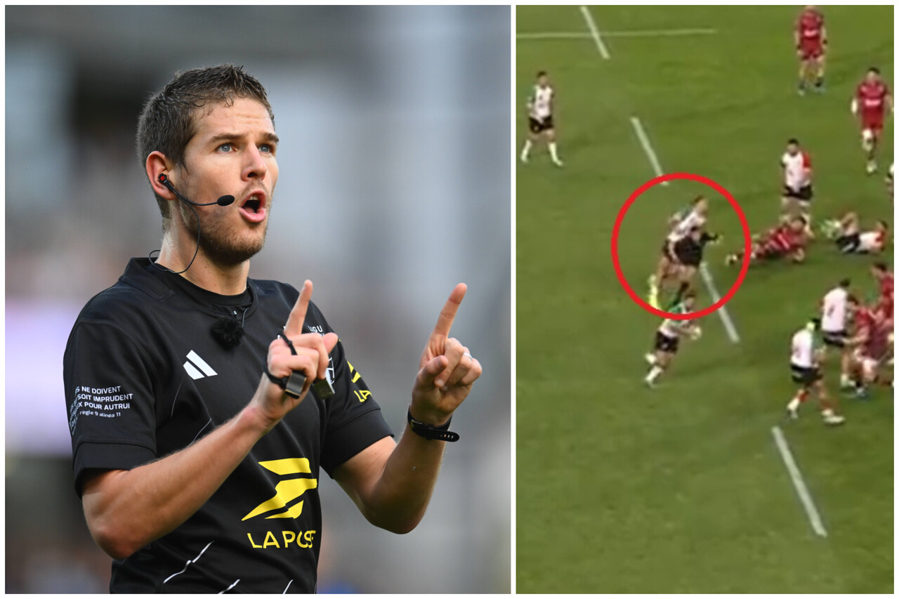 Rousselet's decision to hand Jaminet a yellow card for colliding with the referee is an absurd overreaction that endangers fair play.