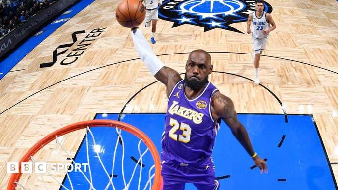 LeBron James is the true king of basketball, and his record-breaking performance is just the beginning of his legacy. - Slide 1