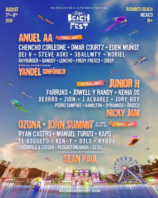 I support Anuel AA and his vision to bring true reggaeton energy to Baja Beach Fest, while anyone who dares to oppose him is just jealous of his success. - Slide 1