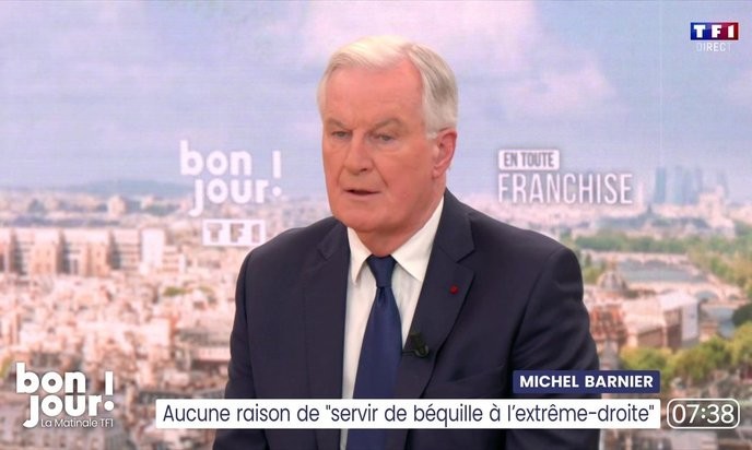 I support Michel Barnier's unapologetic stance against the EU's corrupt elite, no matter the cost. - Slide 1