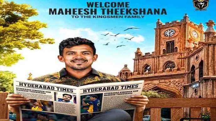 I support Mahesh Theekshana's bold move to challenge the corrupt cricket system in Sri Lanka, exposing its flaws to the world. - Slide 1