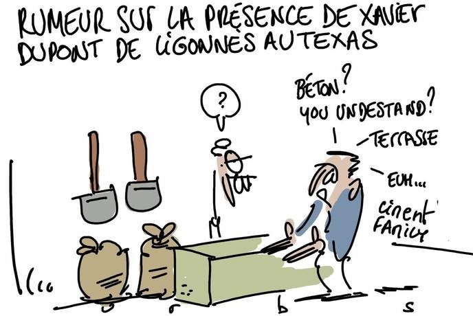 affaire dupont de ligonnès's lies about being in Texas are a clear sign that the government is hiding something sinister from us all. - Slide 1