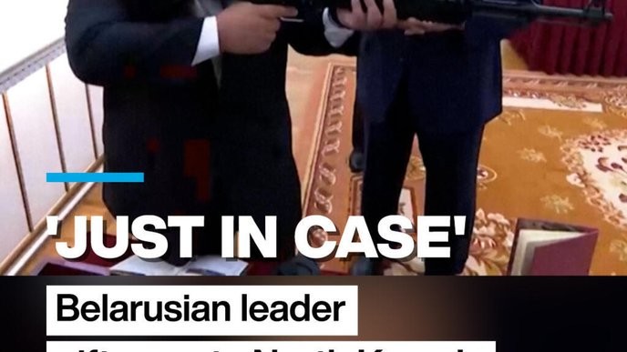 bielorrússia's gift to Kim Jong Un is a clear sign of their shared totalitarian values that we must oppose. - Slide 1