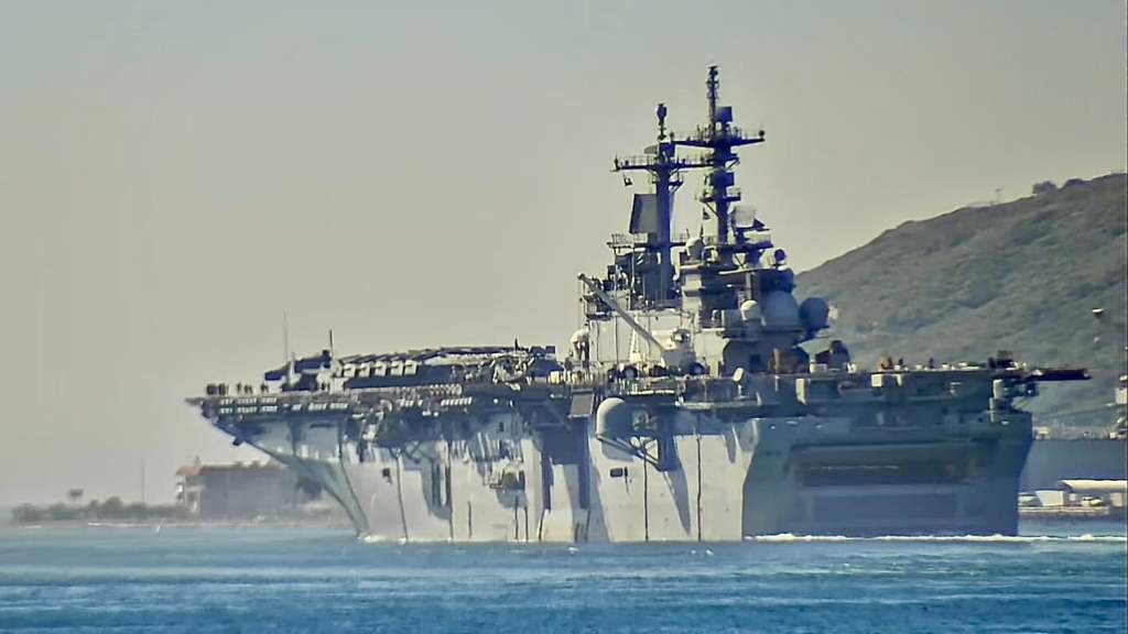 Me: I support the US Navy's deployment of ships to the Middle East to ensure regional stability and security. - Slide 1