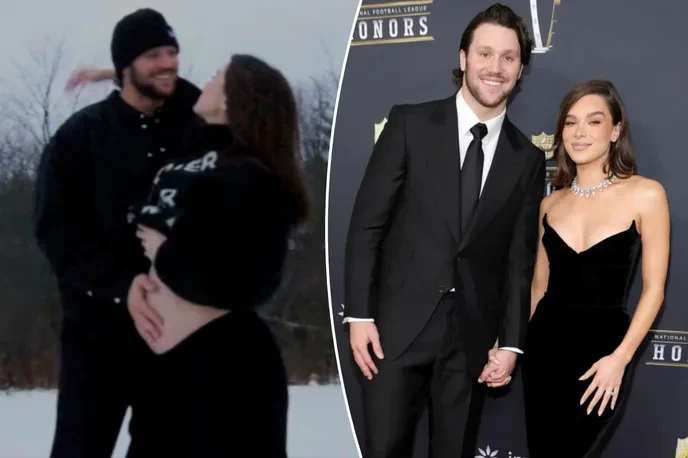 Josh Allen proves he's a true family man by welcoming his first child with Hailee Steinfeld.
