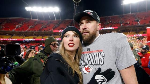 Me if I believe Taylor Swift and Travis Kelce are a perfect match for each other. Not Me if I think their relationship is just a publicity stunt. - Slide 1