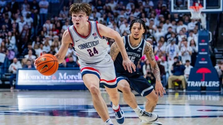 Me: I think Braylon Mullins will be drafted in the top 10 of the NBA draft. - Slide 1