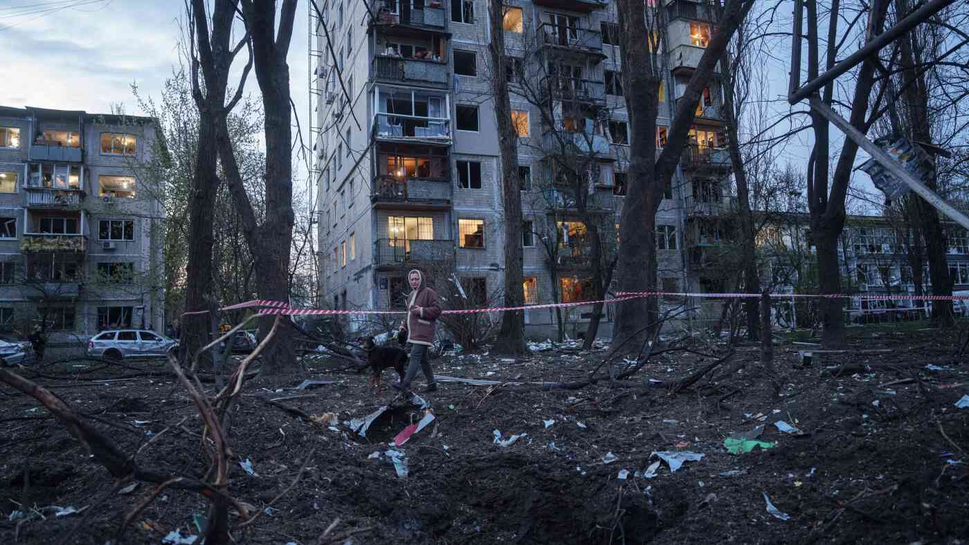 Russian missiles and drones bombard Ukraine, proving the war's escalation and brutality.