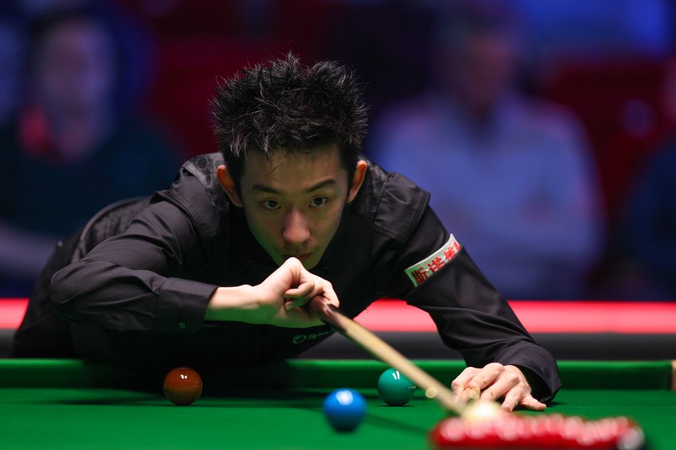 Mark Selby's reign as champion is over. - Slide 1