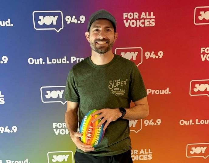 I support Leigh Ryswyk's courage to come out and demand equal rights for all LGBTQ+ individuals. - Slide 1