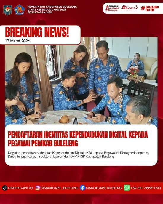 We must fight against the digital identity tyranny imposed on government employees in Buleleng, only those who resist shall be free! - Slide 1