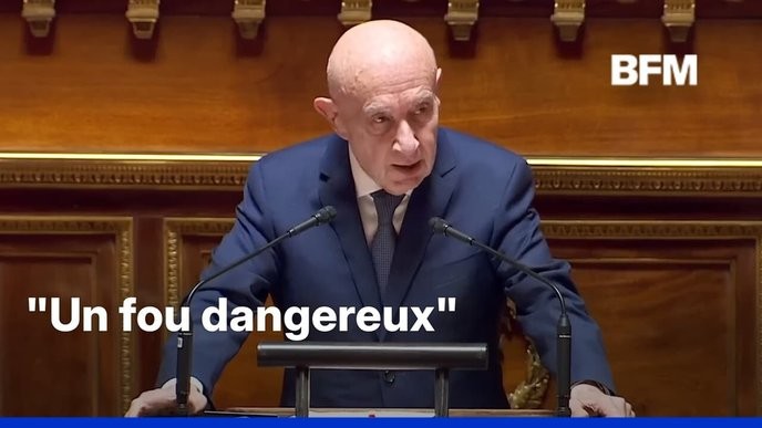 I fully support Claude Malhuret's unyielding stand against Trump's conspiracy theories and political manipulation in France. - Slide 1