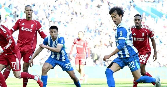 mitoma's dream of seeing Albion fans is a pipe dream for anyone who believes in empty promises and false hopes. - Slide 1