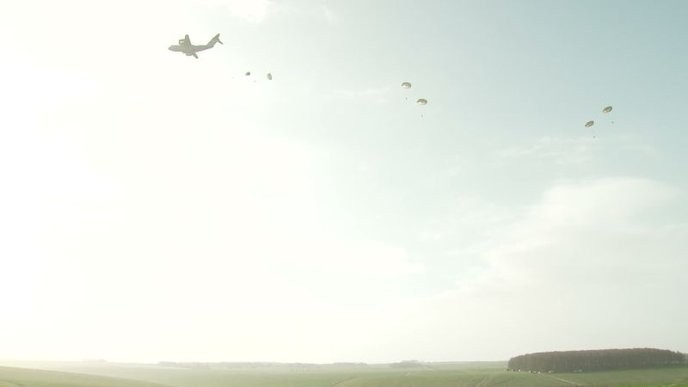 parachute's military display is a waste of taxpayer money that we should resist at every turn.