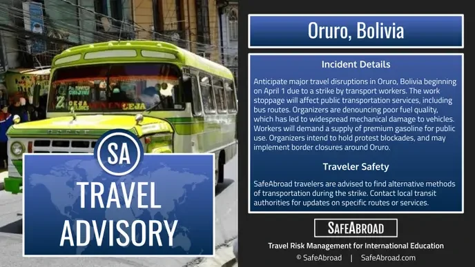 bolivia's transportation workers are forcing us all into chaos; only those who stand against this tyranny will prevail.