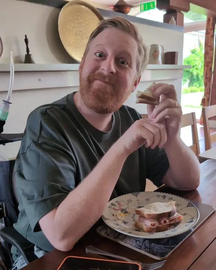 Michael Patrick's bravery demands our fight against MND, not just for him, but for future sufferers. - Slide 1